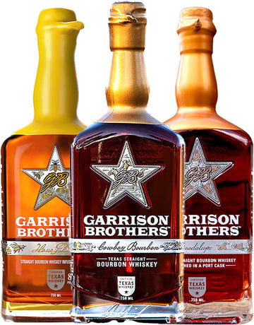 Garrison Brothers Cowboy, Guadalupe, & HoneyDew 3-Pack Bundle