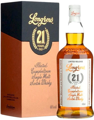 Longrow 21 Year Peated Scotch Whisky
