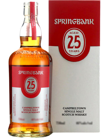 Springbank 25 Year Old Scotch Whisky