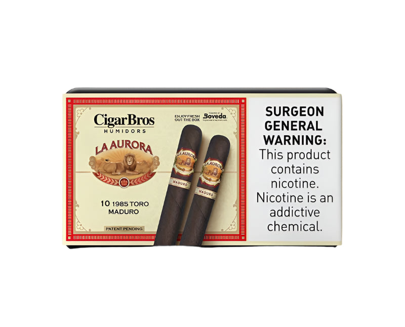 La Aurora Cigar Pack And Humidor