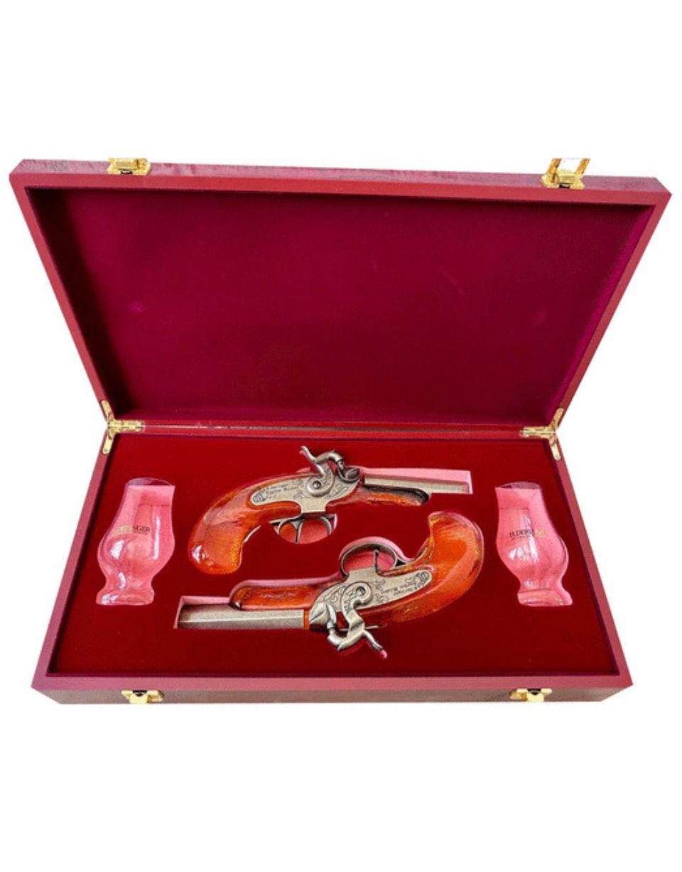 H.Deringer Bourbon Whiskey Pistol Set 2x200ml