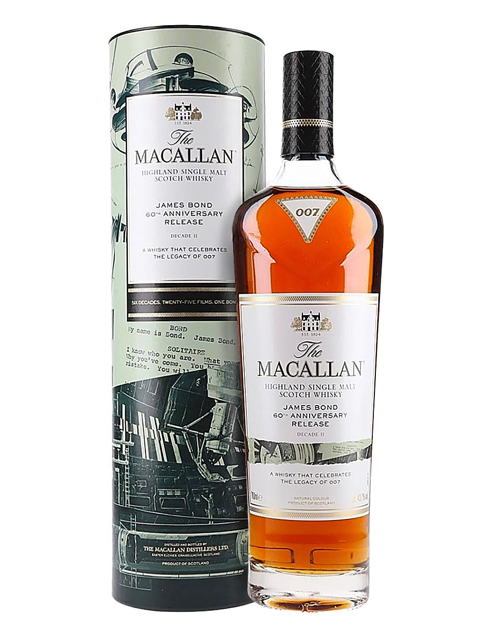 Macallan James Bond 60th Anniversary Release Decade II