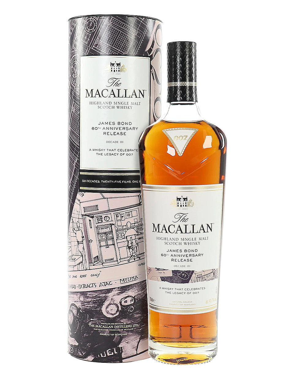 Macallan James Bond 60th Anniversary Release Decade III