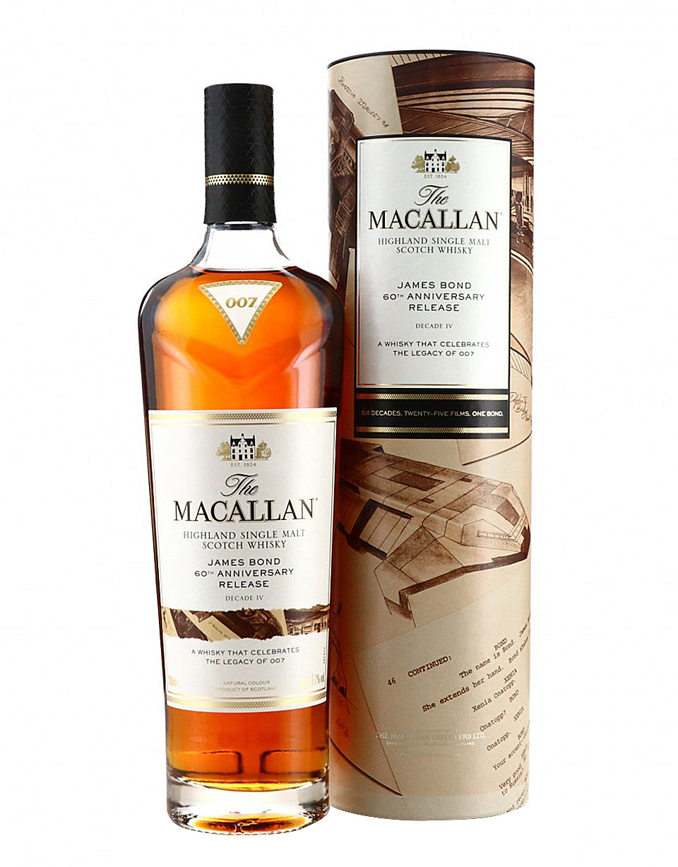 Macallan James Bond 60th Anniversary Release Decade IV