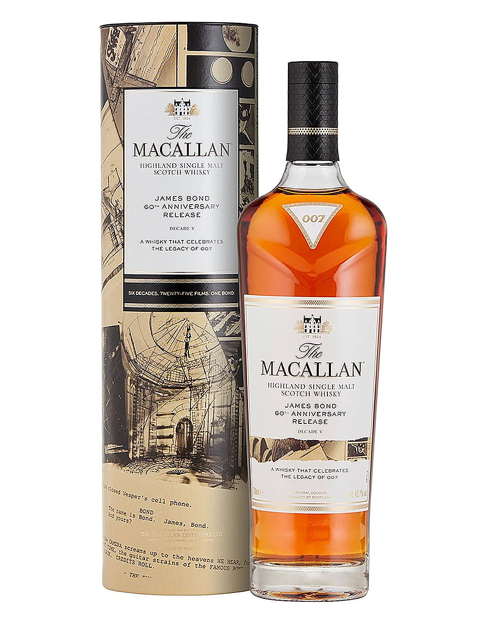 Macallan James Bond 60th Anniversary Release Decade V