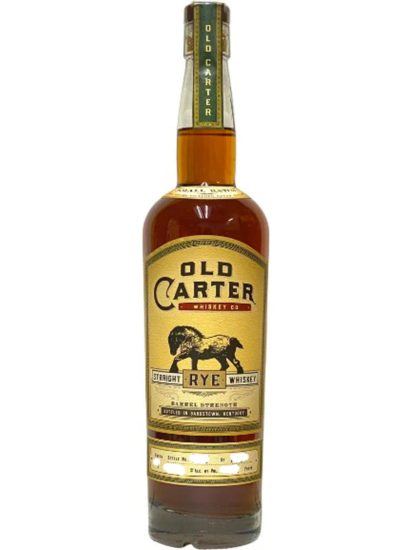 Old Carter Straight Rye Whiskey