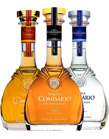 Comisario Tequila Anejo, Reposado, Blanco 3-Pack Bundle