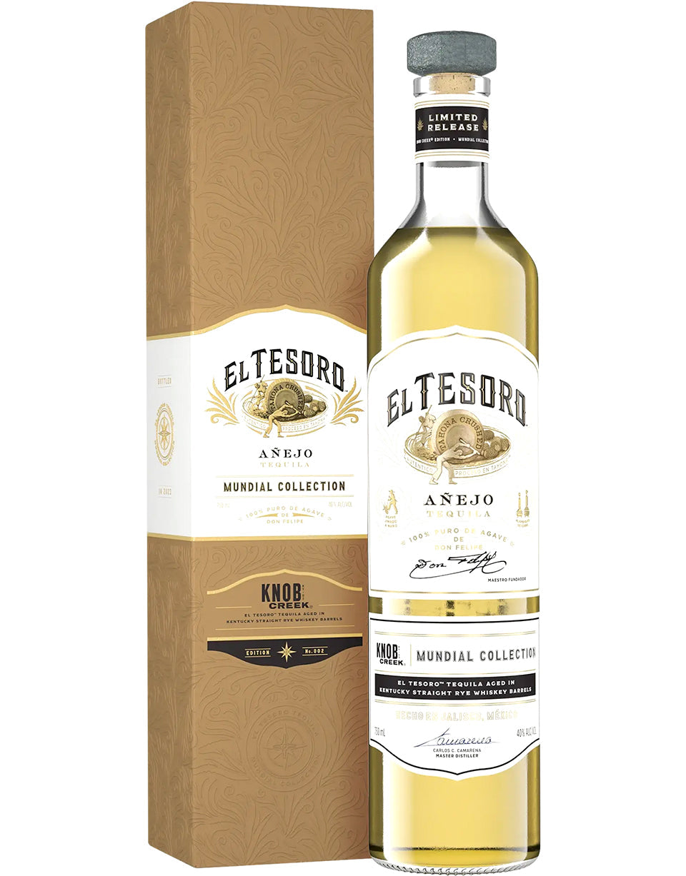El Tesoro Mundial Collection Knob Creek Tequila