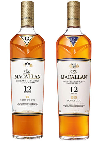 Macallan 12 Year Sherry & Double Cask Scotch