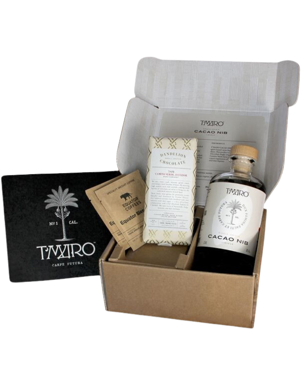 T'Maro Cacao Nib Liqueur Gift Set