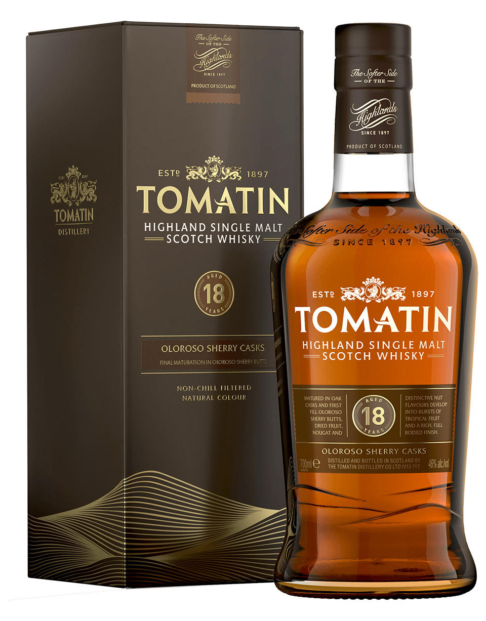 Tomatin 18 Year Scotch